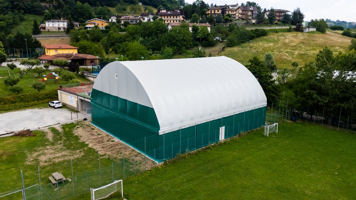 Structură sportivă Padel DueA - vedere aeriană